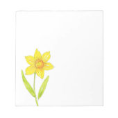 Waterverf Daffodil 2 Notitieblok (Voorkant)