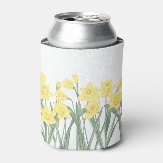 Waterverf Daffodil Blikjeskoeler (Blikje Voorkant)