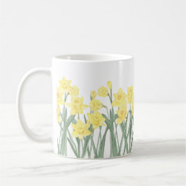 Waterverf Daffodil Ditzy Floral Koffiemok