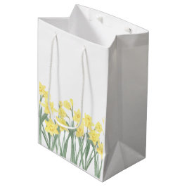 Waterverf Daffodil Floral Medium Cadeauzakje