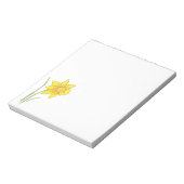 Waterverf Daffodil Notitieblok (Linkerzijde)