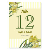 Waterverf Daffodils Flower Portrait Illustratie Kaart (Voorkant)