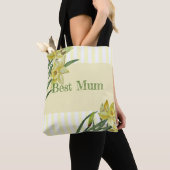Waterverf Daffodils Flower Portrait Illustratie Tote Bag (Dichtbij)