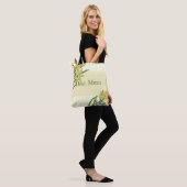 Waterverf Daffodils Flower Portrait Illustratie Tote Bag (Op model)