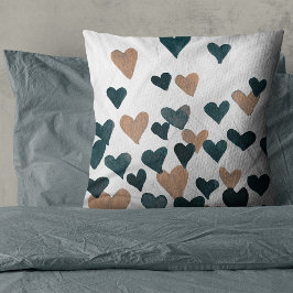 Waterverf dag valentijn - neutraal kussen