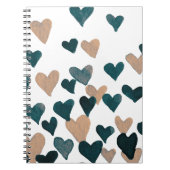 Waterverf dag valentijn - neutraal notitieboek (Voorkant)