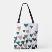 Waterverf dag valentijn - neutraal tote bag (Achterkant)