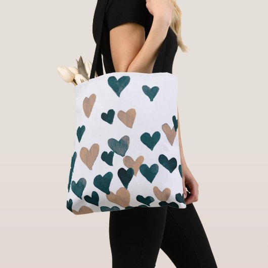 Waterverf dag valentijn - neutraal tote bag (Dichtbij)