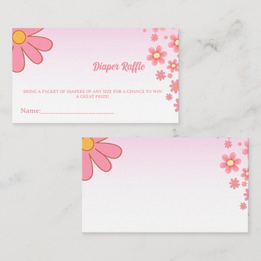 Waterverf dagblad Baby shower Book Request Informatiekaartje (Voorkant / Achterkant)