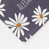 Waterverf dagen Aangepaste naam blauw Fleece Deken (Hoek)