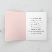 Waterverf dagen op roze kaart (Binnen)