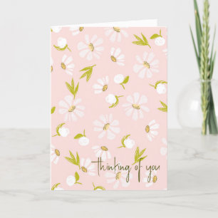 Waterverf dagen op roze kaart