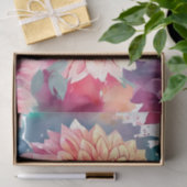 Waterverf Dahlia Summer Tissuepapier (Geschenk)