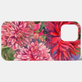 waterverf dahlias bloemen Case-Mate iPhone case (Achterkant (horizontaal))