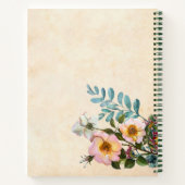 Waterverf - Daily Planner-laptop met Floral Design Notitieboek (Achterkant)