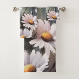 Waterverf Daisies Bad Handdoek