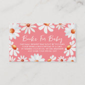 Waterverf Daisies Books for Baby Informatiekaartje (Voorkant)
