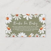 Waterverf Daisies Books for Baby Informatiekaartje (Voorkant)