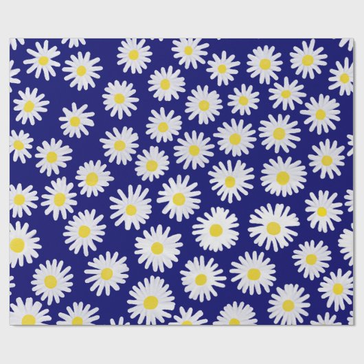 Waterverf Daisies Cadeaupapier (Vlak)