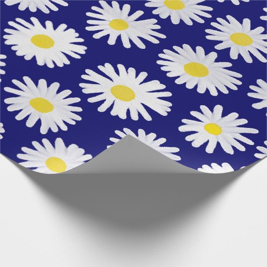 Waterverf Daisies Cadeaupapier (Hoek)