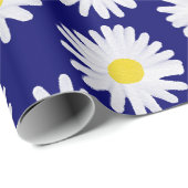 Waterverf Daisies Cadeaupapier (Rol Hoek)