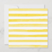 Waterverf Daisies en Yellow Flowers Verjaardag Kaart (Achterkant)