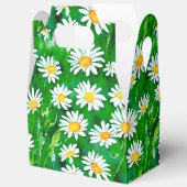 Waterverf Daisies in een Groen Veld Bedankdoosjes (Open)