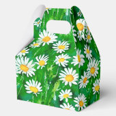 Waterverf Daisies in een Groen Veld Bedankdoosjes (Achterkant)