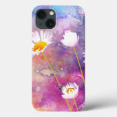 Waterverf Daisies iPhone/iPad case (Achterkant)