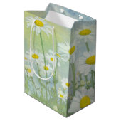 Waterverf Daisies Medium Cadeauzakje (Achterkant Gekanteld)