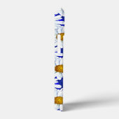 Waterverf Daisies op Denim Blue Case-Mate iPhone Case (Achterkant / Rechts)