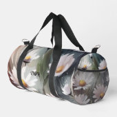 Waterverf Daisies Patroon Aangepaste naam Plunjezak (Rechterhoek)