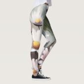 Waterverf Daisies Pattern Leggings (Rechts)