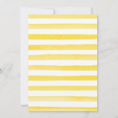 Waterverf Daisies & Yellow Flowers 21e Verjaardag Kaart (Achterkant)