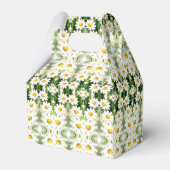 Waterverf Daisy Baby shower Bedankdoosjes (Achterkant)