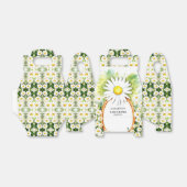 Waterverf Daisy Baby shower Bedankdoosjes (Uitgevouwen)