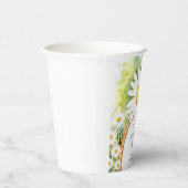 Waterverf Daisy Baby shower Papieren Bekers (Rechts)