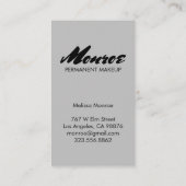 Waterverf Daisy Bouquet Elegant Chic Floral Visitekaartje (Achterkant)