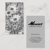 Waterverf Daisy Bouquet Elegant Chic Floral Visitekaartje (Voorkant / Achterkant)