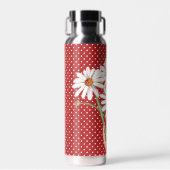 Waterverf Daisy Bouquet over gelaagde Stippen Waterfles (Voorkant)