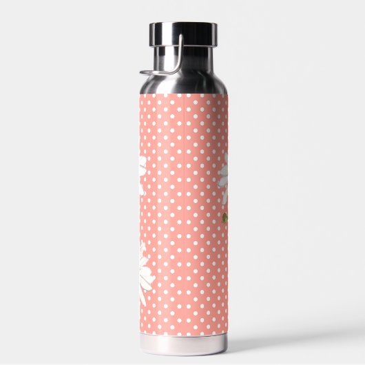 Waterverf Daisy Bouquet over Stippen Waterfles (Rechts)