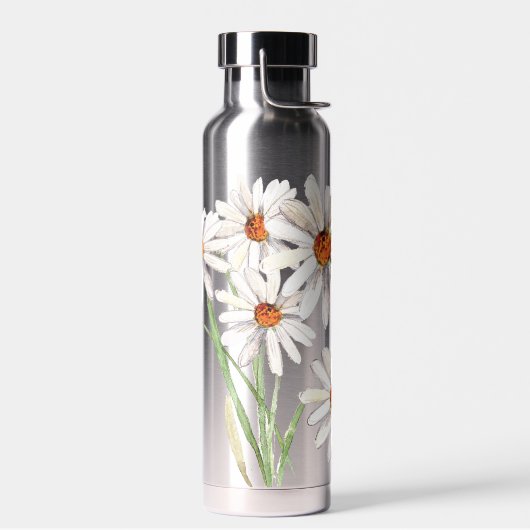 Waterverf Daisy Bouquet Waterfles (Links)