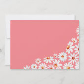 Waterverf Daisy & Bumblebee Baby shower Hartelijk  Bedankkaart (Achterkant)