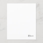 Waterverf Daisy Custom Note (Achterkant)