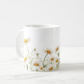 Waterverf Daisy Flower Koffiemok (Voorkant links)