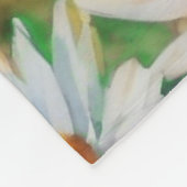 Waterverf Daisy Flowers Tuin Fleece Deken (Hoek)