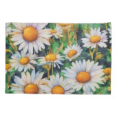 Waterverf Daisy Flowers Tuin Kussensloop (Achterkant)