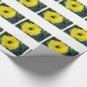 Waterverf Daisy op wit Cadeaupapier (Hoek)