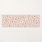 Waterverf Daisy Pattern roze Blush Background Yogamat (Voorkant (horizontaal))