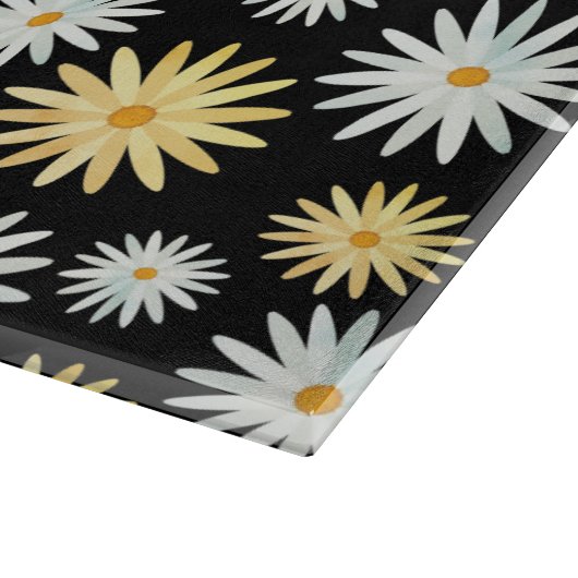Waterverf Daisy Pattern voor Keuken Snijplank (Hoek)